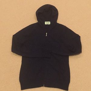 Juicy Couture cashmere zip hoodie